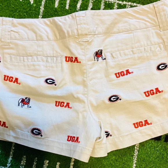 UGA Women's Cargo Shorts - Cream - Picture 2 of 3